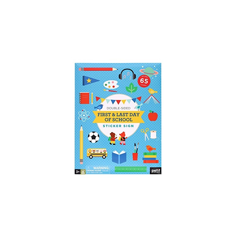 Petit Collage First & Last Day of School Sticker Sign