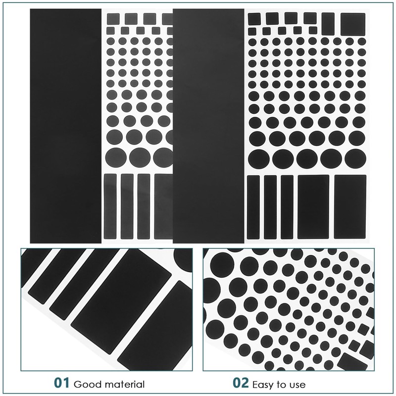 OSALADI 4sheets Led Light Blocking Strips of Dimming Stickers for