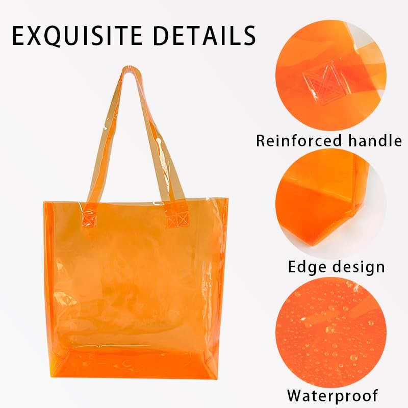TotePrint PVC Clear Bag Stadium Compatible - Clear Zipped Carry
