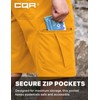 CQR Men's Quick Dry Stretch Hiking Cargo Shorts, Lightweight Water