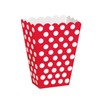 Red Polka Dot Treat Boxes, 8ct