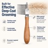 Undercoat Rake for Dogs and Cats - Stainless Steel Dematting