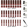 Asieg Tool Sanding Drum Kit 142Pcs 320Grit, 1/2" & 3/8"