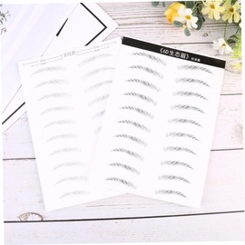 Housoutil Sets Long Lasting Eyebrow Sticker Hair-like Simulation Women's Makeup Tool Easy Application Natural Appearance Standard Sheets