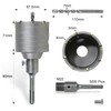 CCLIFE Drill Bit 50/55/65/68/80/82/100 mm Socket Drill Bit Concrete with