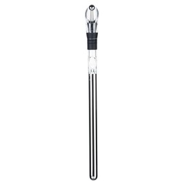 Restaurantware-Bar Lux Wine Chiller Stick Set, 1 Rapid Iceless Wine Chilling Rod - Aerator, Pourer, And Bottle Stopper Included, Unique Gift For Wine Lovers, Stainless Steel Bottle Cooler Stick