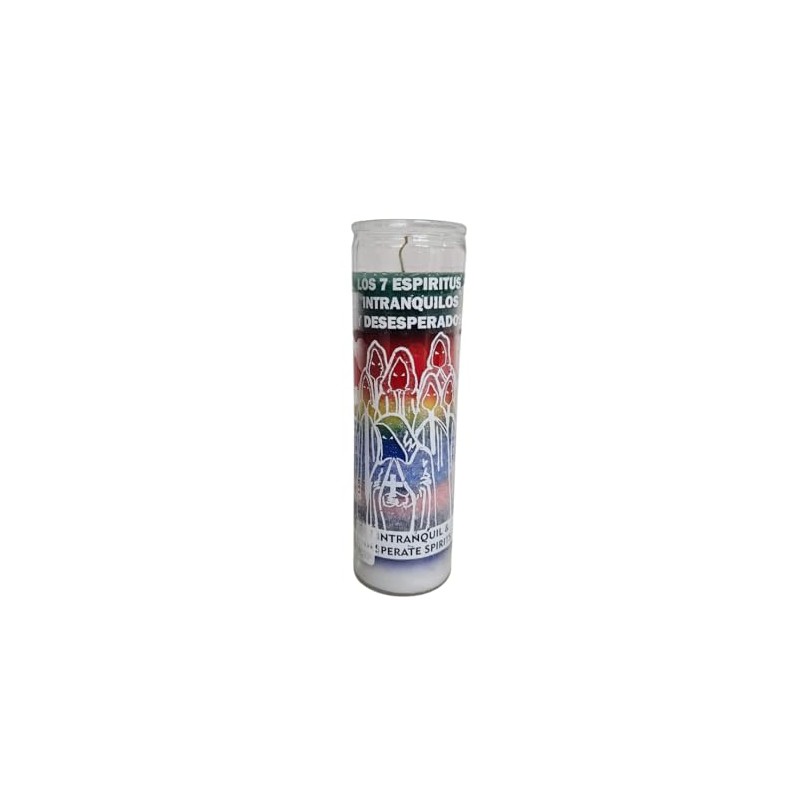 Generic 7 Intranquil Spirits Ritual Glass Candle