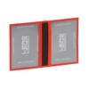 Credit Card Holder LEAS, Genuine Leather, red - ''LEAS Card-Collection''