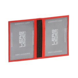 Credit Card Holder LEAS, Genuine Leather, red - ''LEAS Card-Collection''