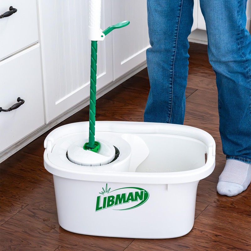 Libman Lightning Spin Mop System | Mop and Bucket with