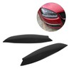 2Pcs Headlights Eyelids Cover Lamp Sticker Carbon Fiber Pattern Replacement