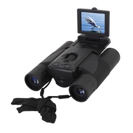 Yunir 10x25 Digital Binoculars with Camera, 48MP 2.5K HD, 8X Zoom, Black