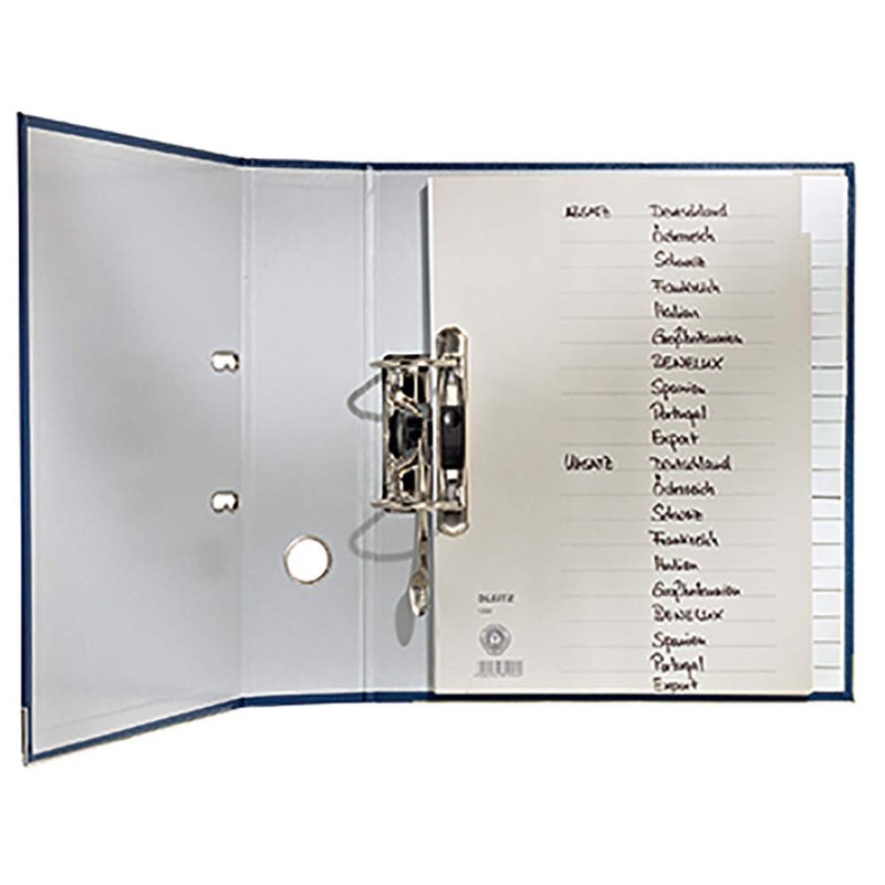 Esselte Leitz Cardboard Index Blank A4 Cardboard 10 Sheets Coloured