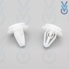 VVO Fasteners White Plastic Clips Side Skirts Sill Trim Compatible