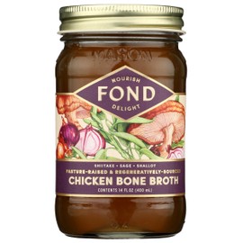 Fond, Shiitake & Sage Chicken Bone Broth, 14 Fl Oz