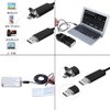 Parishop Waterproof USB Endoscope Endoscope with LED Light Fiberscope Snake