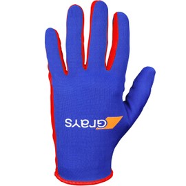 GRAYS Skinful Pro Hockey Gloves - Navy & Fluoro Red - New for 2020/2021 (2XS)