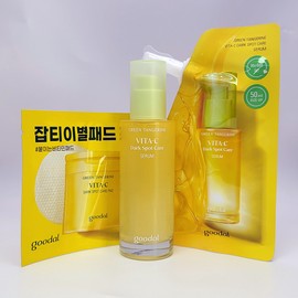 goodall Goodal Green Tangerine Vita C Vita C Blemish Care Serum 70ml Original 50ml Refill + 2 Pads / 구달 청귤 비타C 비타씨 잡티 케어 세럼 70ml 본품50ml 리필+패드 2매