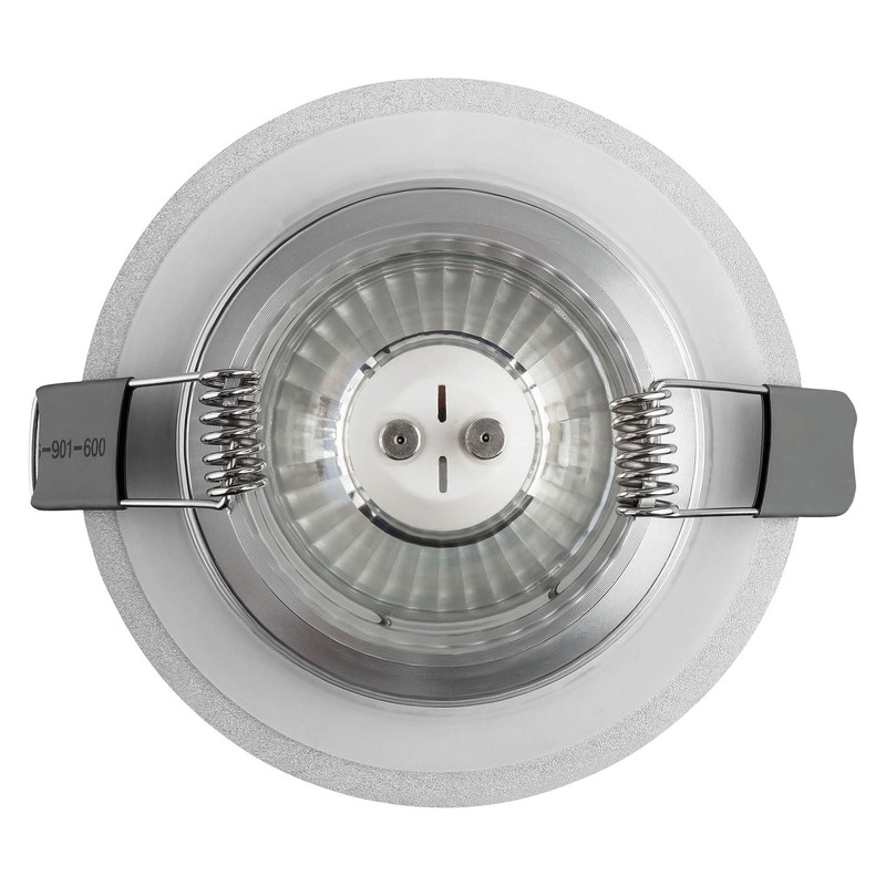 SEBSON 6x Downlight type 14 Bathroom IP44, Aluminium, Silver, LED/Halogen