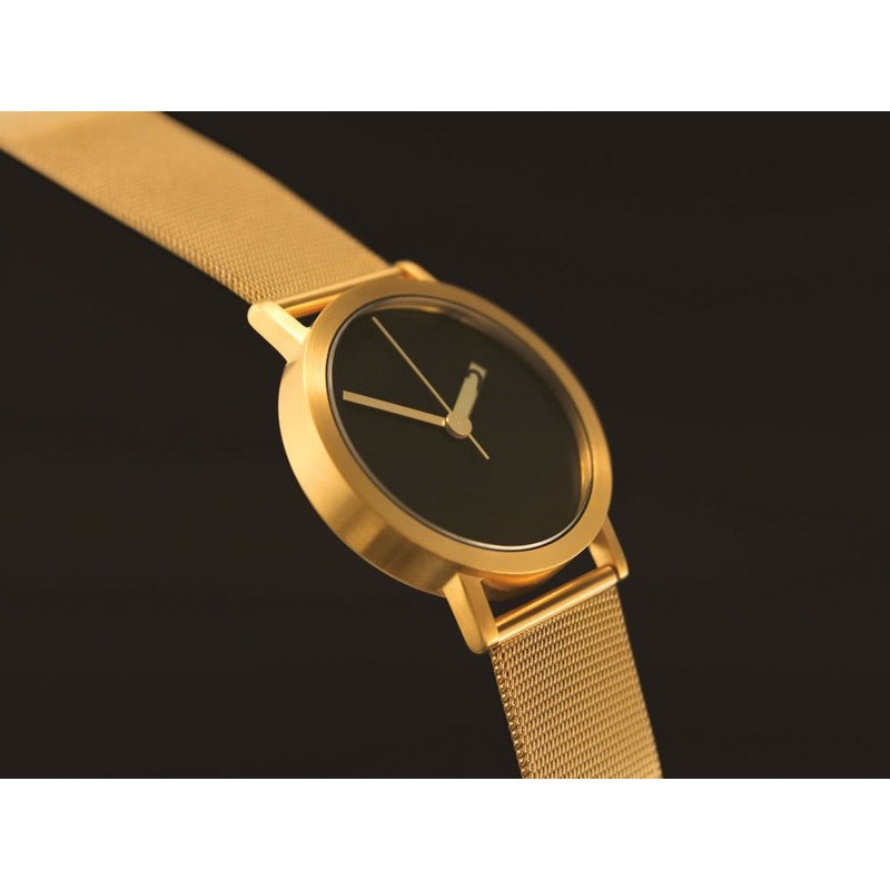 Normal Timepieces - Extra Normal Grande - Gold Mesh Unisex