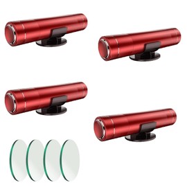 HHXS Car Window Breaker Seatbelt Cutter Tool, Safe Hammer Glass Breaker Under Water Safety Hammer Emergency Escape Glass Breaker Life Hammer for Car (4 Pcs, Red)