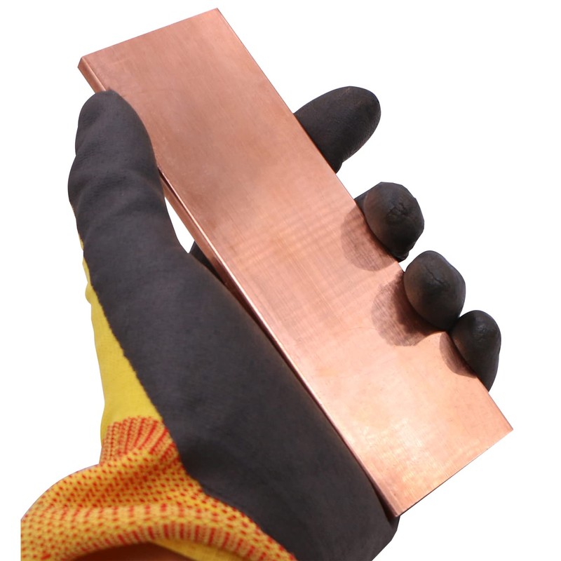 VERNUOS 1/4" x 2" C110 Copper Flat BAR 6" Long