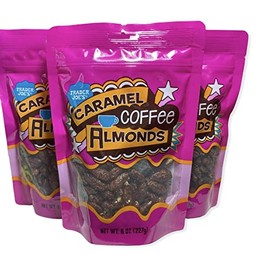 Trader Joe's Caramel Coffee Almonds (Pack of 3)