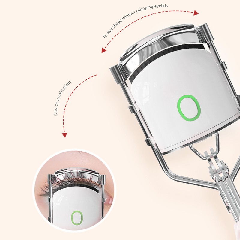 Rechargeable Electric Eyelash Curler Multiple Guard System Fast Heating Electric