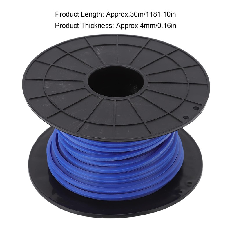 Trimmer Line, Approx. 0.2 inches (4 mm), Safety Nylon Cutter,