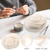 Artibetter Natural Wool Roving Felting Wool Yarn Roving Fibre Wool