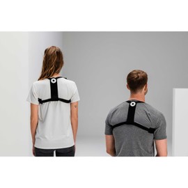 BLACKROLL Posture Posture Trainer | Strengthen Back Muscles, Prevent Tension | Padded Straps | Individually Adjustable | Washable | Black