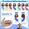 Owurha 200 Pcs Baby Jesus Figures Mini Jesus Figurines in