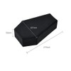 Laroal Mini Coffin Shaped Gothic Jewelry Box Plush Velvet Small