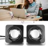 1 Pair Mini USB2.0 Speaker Computer Laptop Desktop Wired Stereo