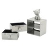 Tooth Box Metal Cute BearShape Storage Case with 2 Drawers