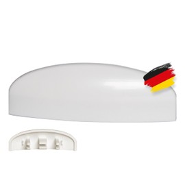 BAUHELD® Window Water Slot Caps 25-30 mm [Pack of 30] - Cover Made of Durable ASA Plastic [Made in Germany] - For Catching Condensation on Window Frame Ventilation Slit - RAL 9003