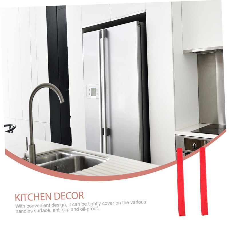 jojofuny Door Handle Cover Oven Handle Cover for Fridge Stove