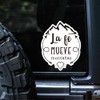 1step2dream Motivational Spanish Car Decal - La Fe Mueve Montañas