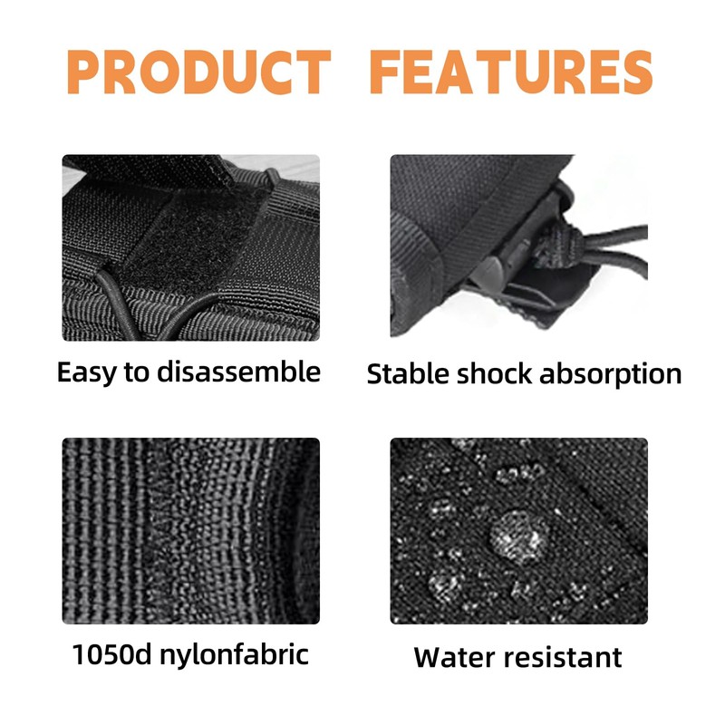 DCSZM Handcuff Pouch for Duty Belt,Molle Handcuff Holster,Handcuff Case Fit