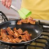 MY DEVELOPMENT Multi-Functional Silicone Tongs Non-Stick | Stainless Steel 2-in-1