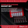 Olsa Tools SAE Deep Socket Set - 1/2-Inch Drive, 18pc