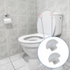 Lotbun Toilet Seat Damper Plastic, Toilet Lid Stopper, Toilet Seat