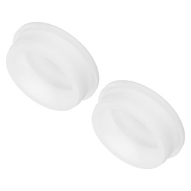 MECCANIXITY High Temp Silicone Plug Mount Dia 58.6mm/2.31 Inch T Shaped Rubber Stopper Hole Plugs for Powder Coating Plating Waterproof Sealing Plugs White Pack of 2