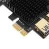 PCI E 1 to 6 Riser Card IC Heat Sink