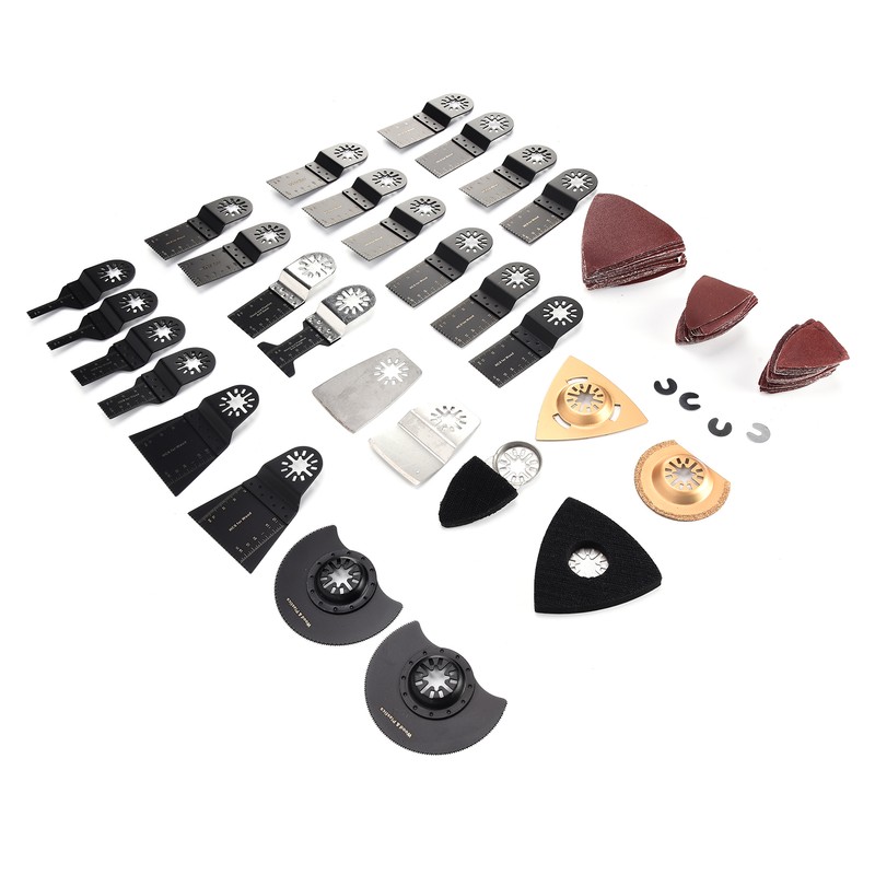 120 Pcs Oscillating Multitool Accessories Saw Blades Durable Quick Release