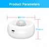 Intelligent PIR motion sensor, USB/ battery powered ceiling/wall WiFi motion