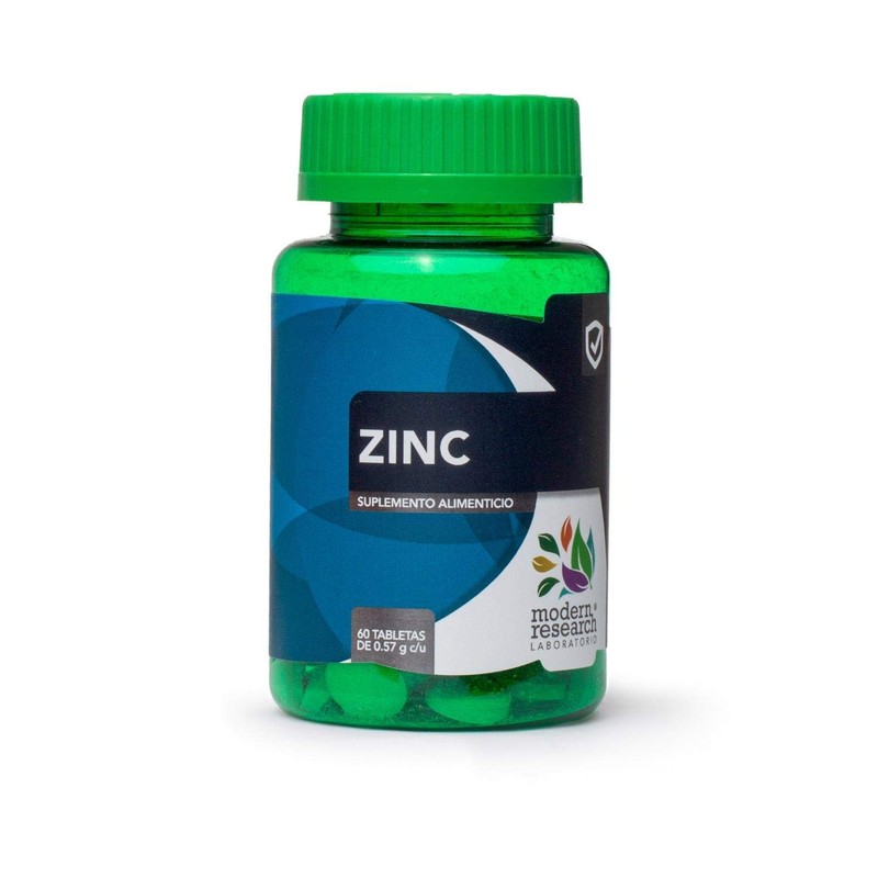 Zinc Frasco con 60 Tabletas - Modern Research