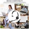 3.5mm Monaural Headset 3 Section Dual 3.5mm Plug PC Business