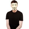 Guy Fawkes Mask, Cream, Elastic Strap