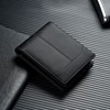 furid Top Grain Leather Wallet Men: RFID Minimalist Bifold Credit